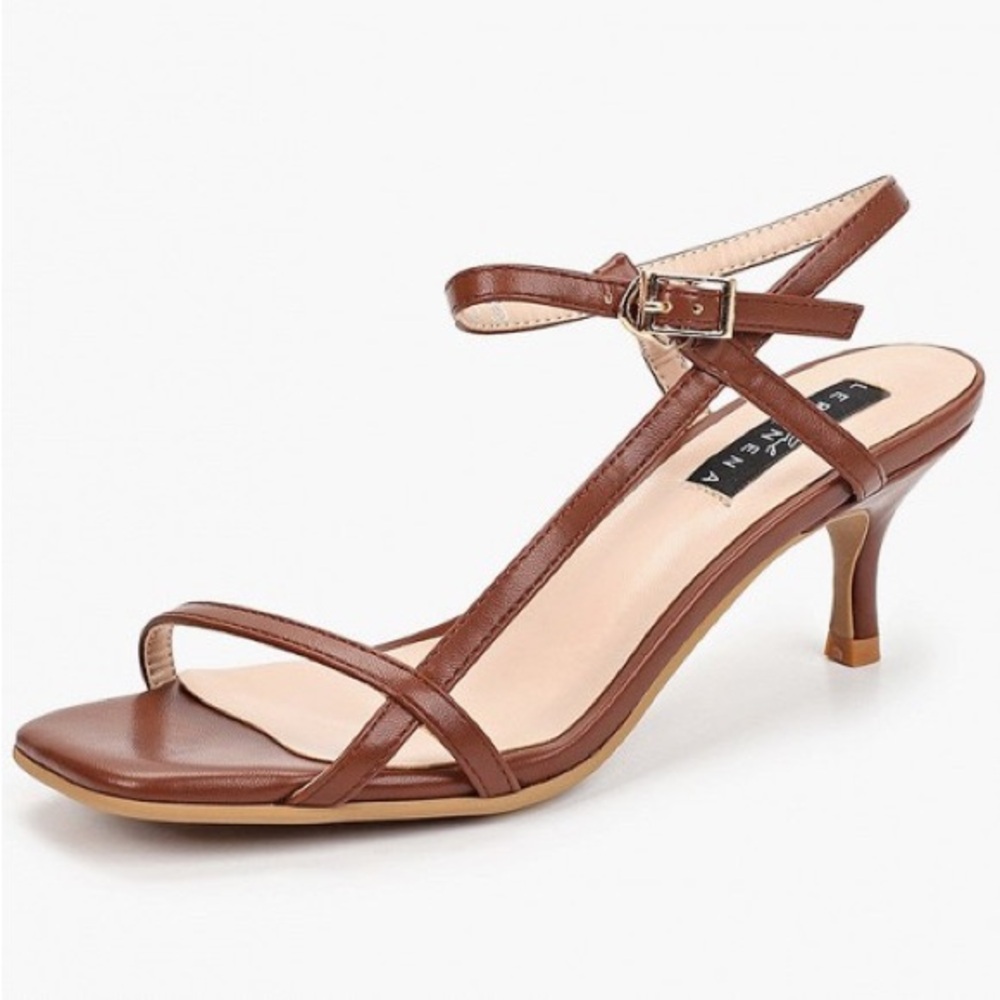 Lera Nena Brown Strappy Heels Size 39